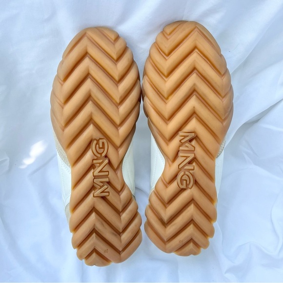 MANGO | LEATHER PANEL QUILTED SNEAKERS EU 40 SIZE 9 - Picture 10 of 10